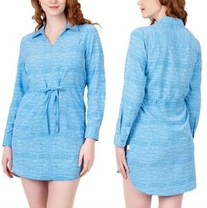 Shore To Summit Sun‎ Protection Dress Blue Sea Mist Outdoor Dress Size L